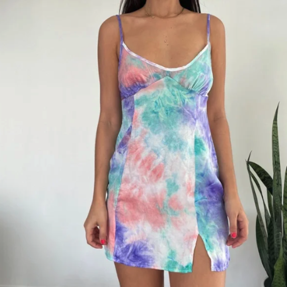 Tie Dye Mini Dresses